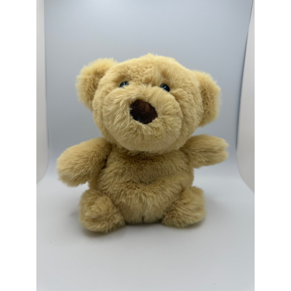 World's Softest Plush Wubbees Teddy Bear Kids Tan Excellent Ultra Fuzzy Toy‎